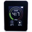 【送料無料】クレセル 二酸化炭素濃度測定器 温度・湿度計付 CO2R-100