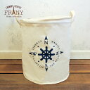 オカトー FRANY ランドリーバッグ 円筒 アイボリー