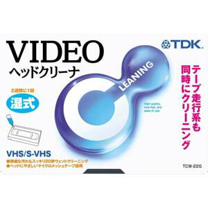 TDK VHS ビデオヘッドクリーナ 湿式タイプ TCW-22G