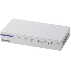 ロジテック Logitec 100BASE-TX対応5ポートスイッチングハブ LAN-SW05P/M