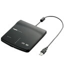 ロジテック Logitec USBポータブル外付型DVD-ROM ブラック LDV-P8U2LBK