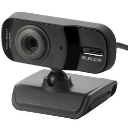 エレコム ELECOM 300万画素一発接続Webカメラ UCAM-DLV300TBK