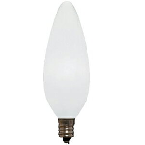 ヤザワコーポレーション YAZAWA C32形 LEDランプ シャンデリア形 昼白色 E12 ホワイト LDC1NG32E12W