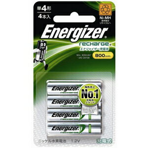Energizer エナジャイザー 単4形充電池 800mAh 4本入 HR-AAA-E4BP