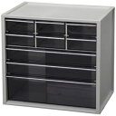 アイリスオーヤマ 小物キャビネット ライトグレー KC-350DR