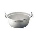 【送料無料】北陸アルミ ホクア マイスター アルミ極厚円付鍋 目盛付 45cm AEV03045