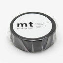 カモ井加工紙 マスキングテープ mt 1P マットブラック MT01P207