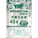 日本技研 船橋市指定 可燃 ゴミ袋 45L 30P FB-12
