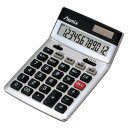 アスカ Asmix 消費税電卓 チルト 12桁 シルバー C1236S