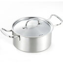 【送料無料】ヨシカワ 郷技 両手鍋 20cm YJ2112
