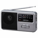 オーム電機 AudioComm AM/FM ポータブルラジオ RAD-F1771M