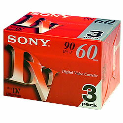 SONY ソニー ミニDVカセット 60分 3巻 3DVM60R3