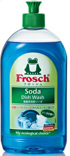 ★1975円で送料無料と500円引きラ・クーポン12月30日9:59まで★炭酸ソーダ配合で洗浄力アップ。油汚れもキレイに。Froschフロッシュ 食器用洗剤 ソーダ 500mL