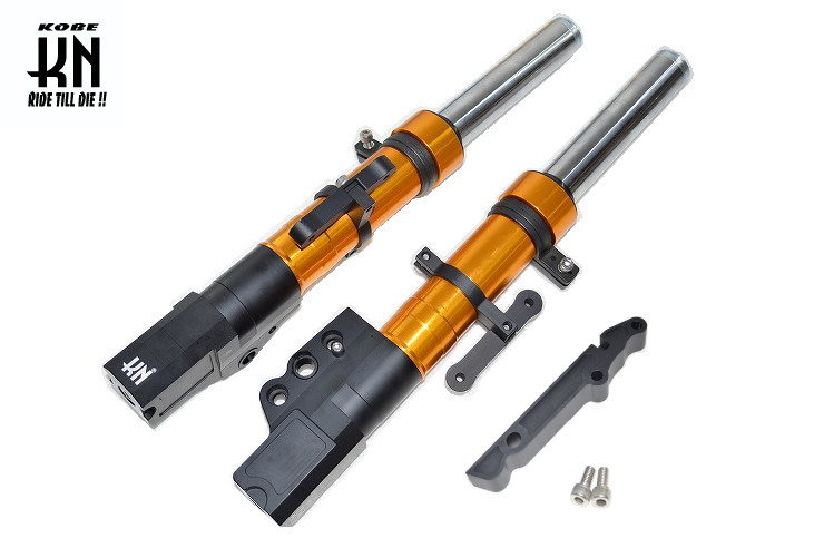 KN企画 ケイエヌキカク スーパーフロントフォーク 245mm／スタンダードキャリパー シグナスX YAMAHA ヤマハ フロントフォーク サスペンション 足回り
