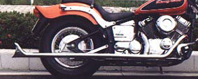 American Dreams アメリカンドリームス 2in1 ストレートフィッシュマフラー(低音タイプ) ドラッグスター400クラシック YAMAHA ヤマハ フルエキゾーストマフラー マフラー