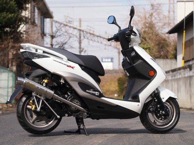 M-Factory エムファクトリー ブレードS4-R シグナスX 13（台湾仕様） YAMAHA ヤマハ フルエキゾーストマフラー マフラー