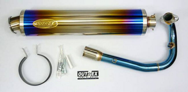 OUTEX アウテックス OUTEX.R-BSTG フルエキゾーストマフラー マジェスティ250SG20J YAMAHA ヤマハ マフラー