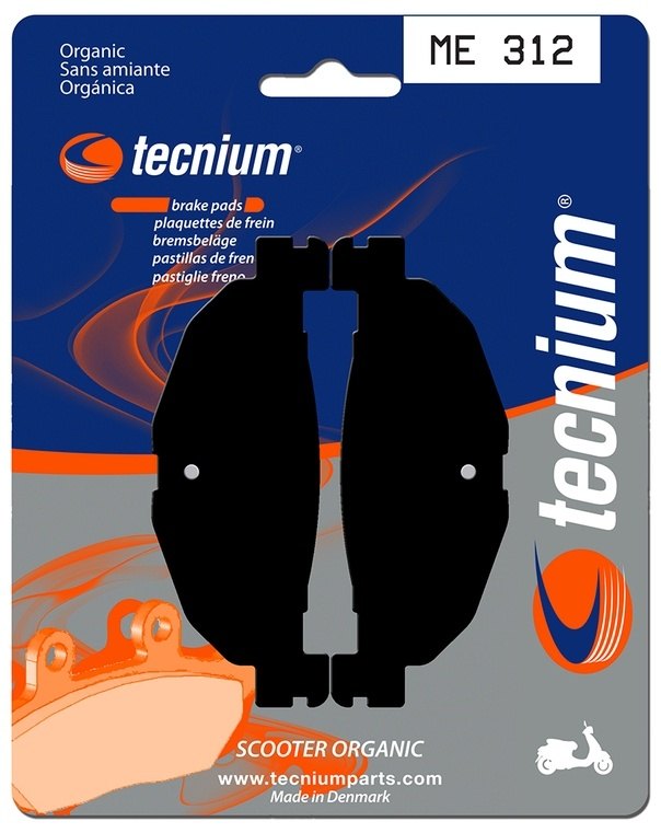 TECNIUM テクニウム スクーター用オーガニックブレーキパッド ME312 MAJESTY 400 ABS T-MAX 500 YAMAHA ヤマハ ブレーキパッド ブレーキ