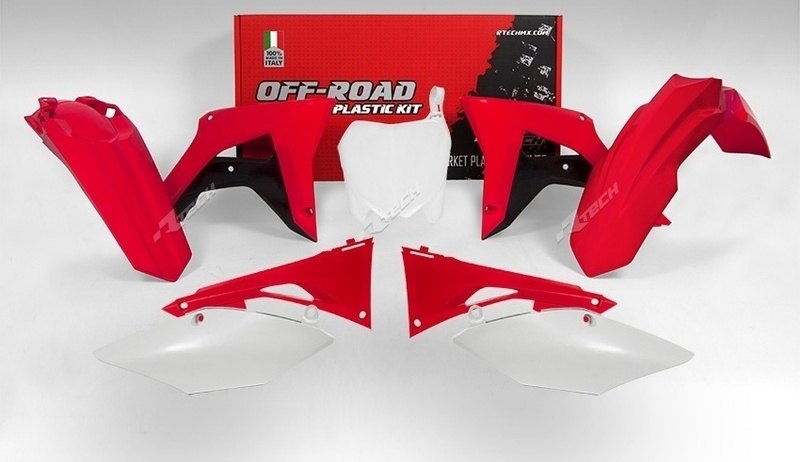 RACETECH レーステック プラスチックキット OEM カラー (2017) レッド／ブラック／ホワイト ホンダ CRF450R CRF 250 R 450 HONDA フルカウル・外装セット カウル関連 外装