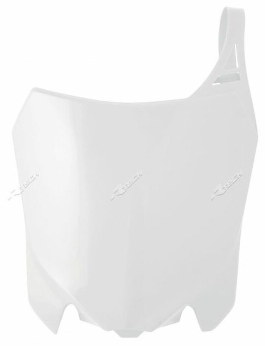 RACETECH レーステック Front Number Plate White Honda CRF250R／450R CRF 250 R 450 HONDA ホンダ ゼッケンカウル カウル関連 外装