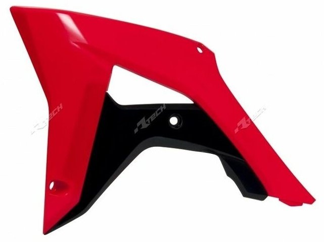 RACETECH レーステック Radiator Covers OEM Color (2017) Red／Black Honda CRF450R CRF 250 R RX ENDURO 450 HONDA ホンダ ラジエーター 冷却関連 エンジン