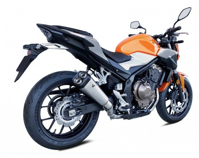 IXRACE アイエックスレース ヘキサゴン デュアルエンド スリップオンマフラー CB500X HONDA ホンダ マフラー サイレンサータイプ：マットポリッシュ