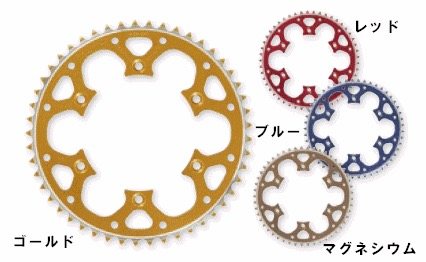 TALON タロン リアスプロケット CR125 CR250 CRF250R CRF450R XR250／BAJA XR250 XR400 XR650 CRM-AR HONDA ホンダ ドリブンスプロケット・リアスプロケット 駆動系