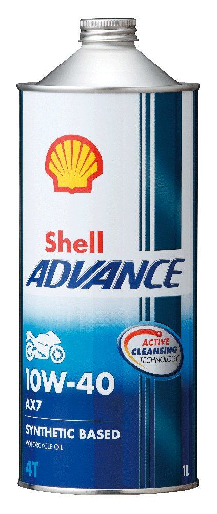 Shell ADVANCE シェルアドバンス AX7 4T【<strong>15W-50</strong>】【20L】【4サイクルオイル】