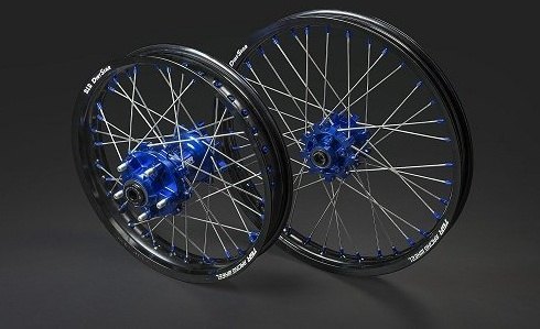 TGR TECHNIX GEAR TGRテクニクスギア TYPE-X Off-road(オフロード)用ホイール(F単体) TENERE700 YAMAHA ヤマハ ホイール ホイール関連 足回り ハブカラー：グリーン / ブラックスポーク：なし / ニップルカラー：シルバー(ノーマル品)