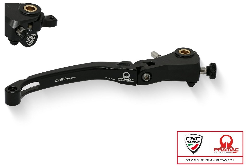 CNC Racing シーエヌシーレーシング ブレーキレバー RACE折りたたみ式 【Pramac Racing限定モデル】 DUCATI ドゥカティ MOTOGUZZI モトグッチ MV AGUSTA アグスタ ハンドル周辺パーツ ハンドル
