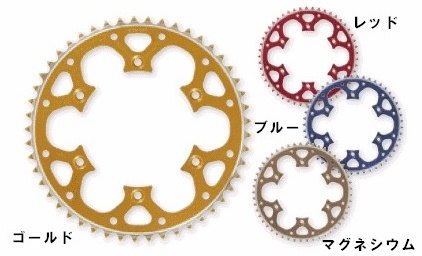 TALON タロン コンバート用 リアスプロケット CR80 CR85R CRF150R HONDA ホンダ ドリブンスプロケット・リアスプロケット 駆動系 56T / カラー：マグネシウム