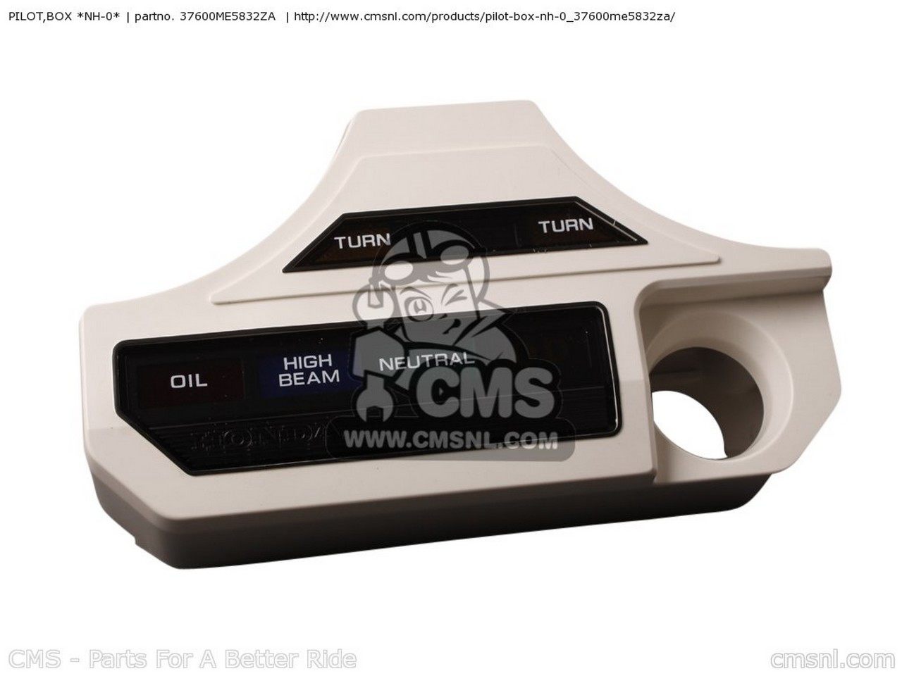 CMS シーエムエス PILOT，BOX *NH-0* CBX750P2 2001 1 GEN EXPORT / KPH TYPE 4 PLR GENERAL MK 2 PLB 3 MOT 5 6 MOROCCO BLA PERU PERUMK HONDA ホンダ インジケーター メーター・インジケーター関係 電装系