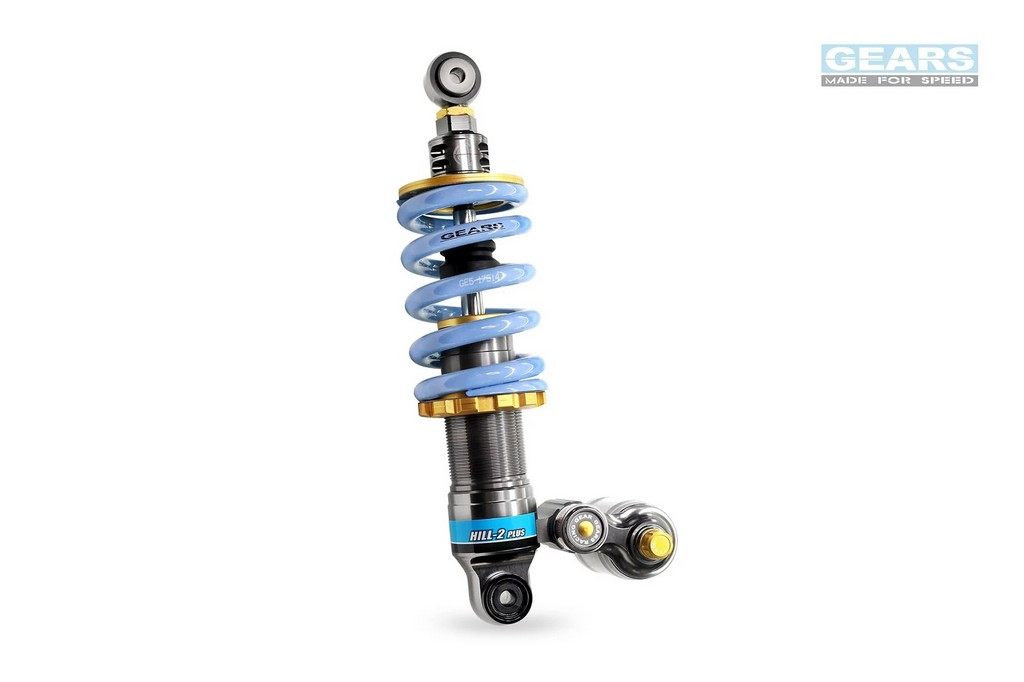GEARS RACING ギアーズレーシング H2P リアサスペンション CBR650R / CB650R (19-20) HONDA ホンダ サスペンション 足回り カラー：ブルー / タイプ：油圧スプリングプリロード付き (ブラック)
