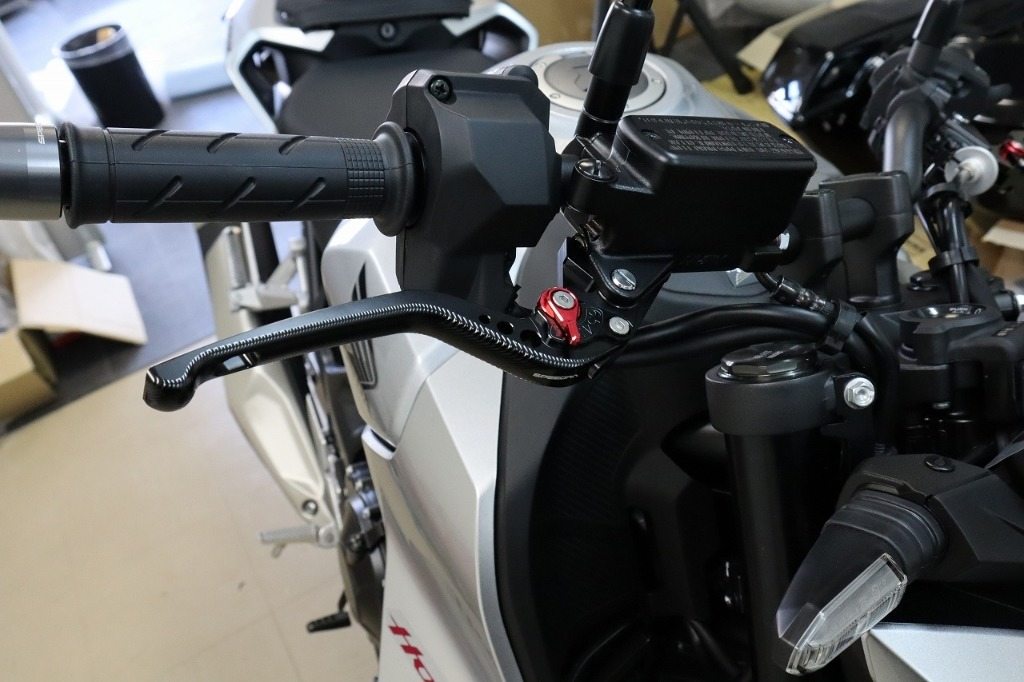 SPEEDRA スピードラ アジャストレバー 3Dロング CB750 HORNET HONDA ホンダ ブレーキ・クラッチレバーセット ハンドル周辺パーツ ハンドル アジャスターカラー：マットブルー / レバー本体カラー：マットブラック
