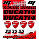 MOTOINKZ モトインクズ ステッカー・デカール ユニバーサル ドゥカティ ステッカーシート(Universal DUCATI Sticker Sheet)
