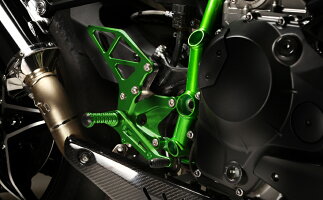 MORIWAKIENGINEERINGモリワキエンジニアリングバックステップバックステップキットカラー:ガンメタリックアルマイト仕様ニンジャH2