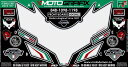 MOTOGRAFIX モトグラフィックス ステッカー・デカール ボディーパッド 1198 848 DUCATI 1098