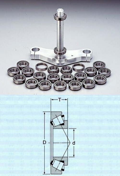 RCエンジニアリング ステアリングテーパーベアリング