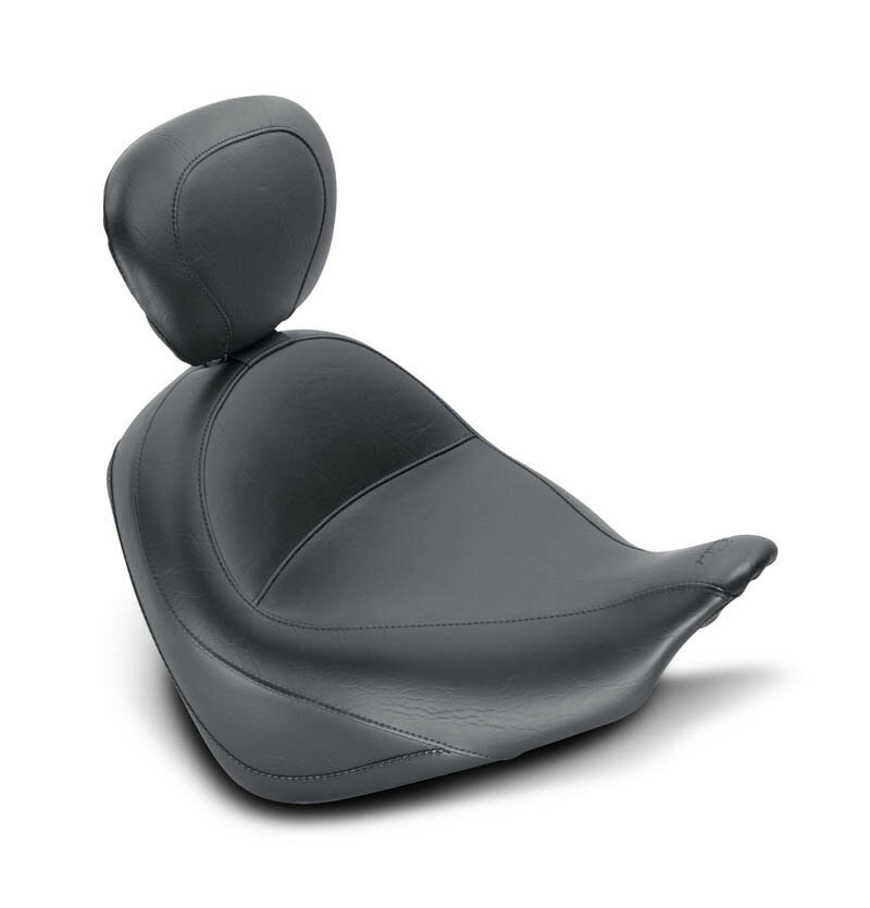MUSTANG マスタング ヴィンテージツーリングワイド ソロシート ドライバーバックレスト付き (Wide Vintage Touring Solo with Driver Backrest)【SEAT FURY WD TR W/DBR】 VT1300CX Fury 2009 - 2017 HONDA ホンダ シート シート関連 外装