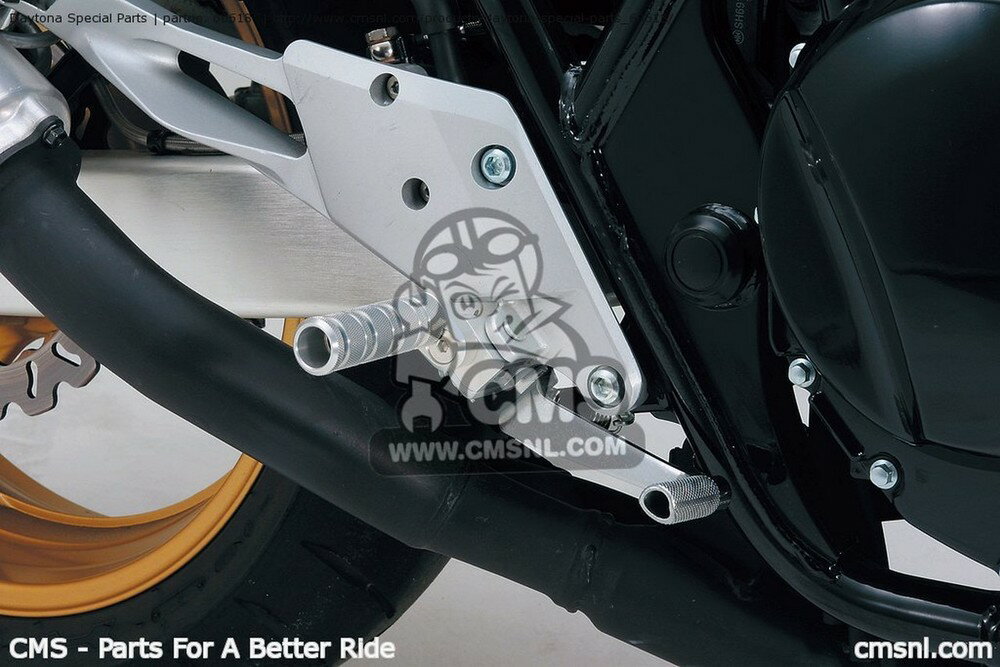 CMS シーエムエス MULTI STEP 20MM ADJUSTABLE IN ALL DIRECTIONS CB500 1994 R / KPH AUSTRIA ENGLAND MPH FRANCE GERMANY 27P 50P ITALY SPAIN SWITZERLAND CB50R DREAM 4 CB50V JAPAN 11GCRVJ3 CB50W HONDA ホンダ フットペグ ステップ 足回り