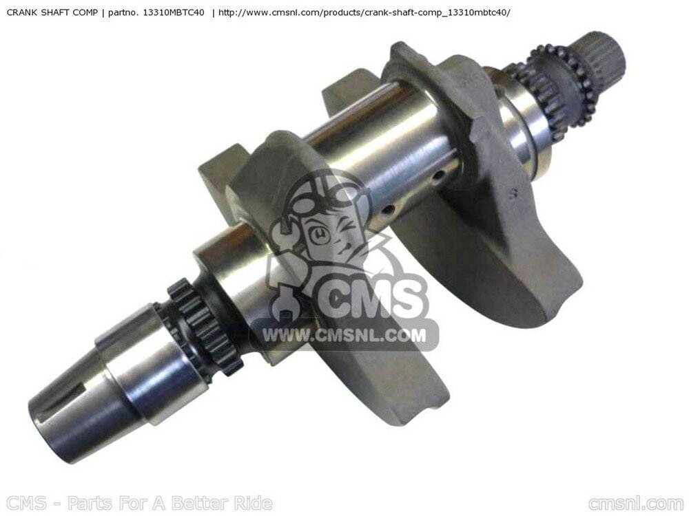 CMS シーエムエス CRANK SHAFT COMP XL1000V VARADERO 2007 7 ENGLAND / MKH EUROPEAN DIRECT SALES FRANCE CMF IRELAND 2008 8 2009 9 2010 A TYPE 4 5 6 2011 B XL1000VA ABS BRAZIL HONDA ホンダ クランクシャフト エンジンパーツ エンジン