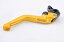 RDmoto アールディーモト アジャスタブルブレーキレバー ショート(Adjustable brake lever - SHORT) アジャストカラー:ゴールド レバーカラー:オレンジアルマイト YZF-R1 R1M