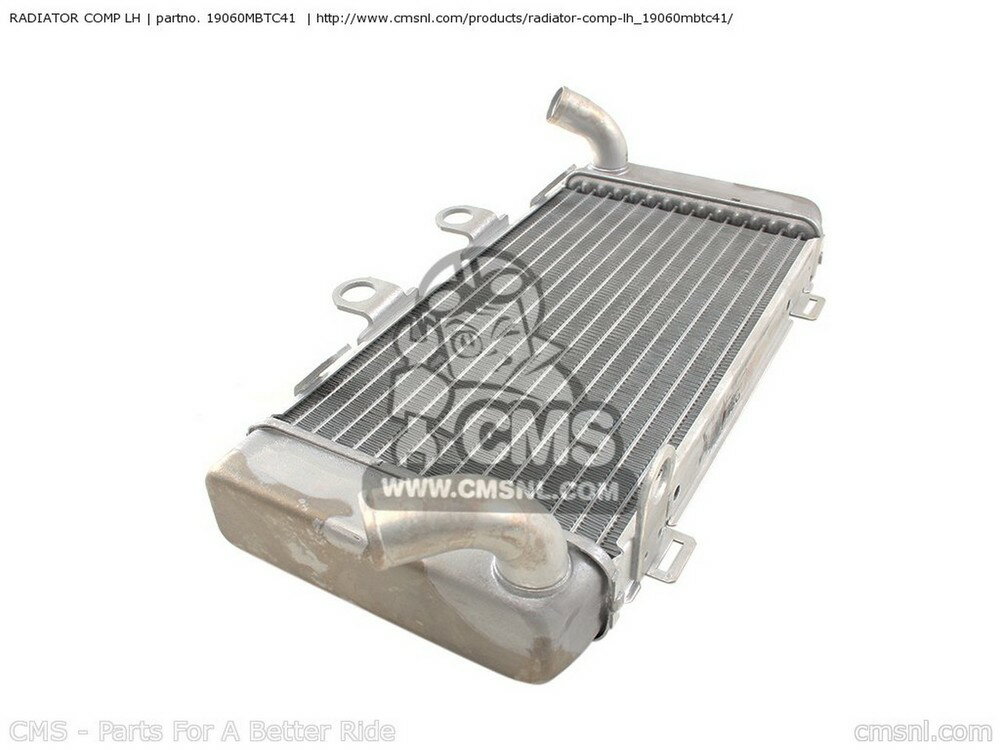 CMS シーエムエス RADIATOR COMP LH XL1000V VARADERO 2007 7 ENGLAND / MKH EUROPEAN DIRECT SALES FRANCE CMF IRELAND 2008 8 2009 9 2010 A TYPE 4 5 6 2011 B XL1000VA ABS HONDA ホンダ ラジエーター 冷却関連 エンジン