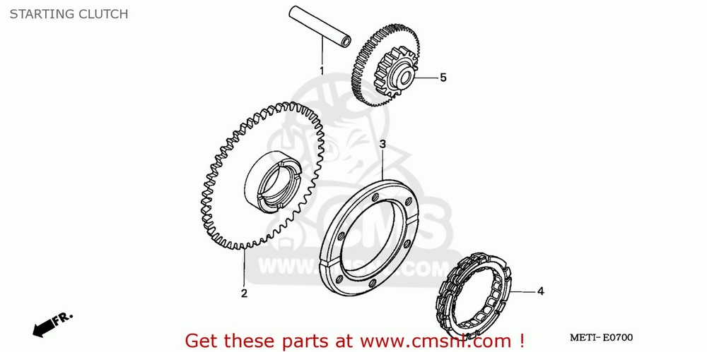 CMS シーエムエス GEAR COMP，START D CB500 1994 R / KPH AUSTRIA ENGLAND MPH FRANCE GERMANY 27P 50P ITALY SPAIN SWITZERLAND 1996 T NORTHERN EUROPE PORTUGAL 1997 V 34P 1998 W 1999 X HONDA ホンダ その他エンジンパーツオプション・補修部品 エンジンパーツ