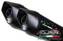 ジーピーアール GPR FURORE CARBON LOOK (1000 YAMAHA YZF R1 2009-10 SLIP ON DOUBLE MUFFLER EXHAUST) スリップオンマフラー YZF-R1