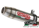 ジーピーアール GPR DEEP TONE STAINLESS STEEL 【ディープトーン ステンレススチール】 (TRIUMPH DAYTONA 675 2009-12 SLIP ON EXHAUST MUFFLER) スリップオンマフラー