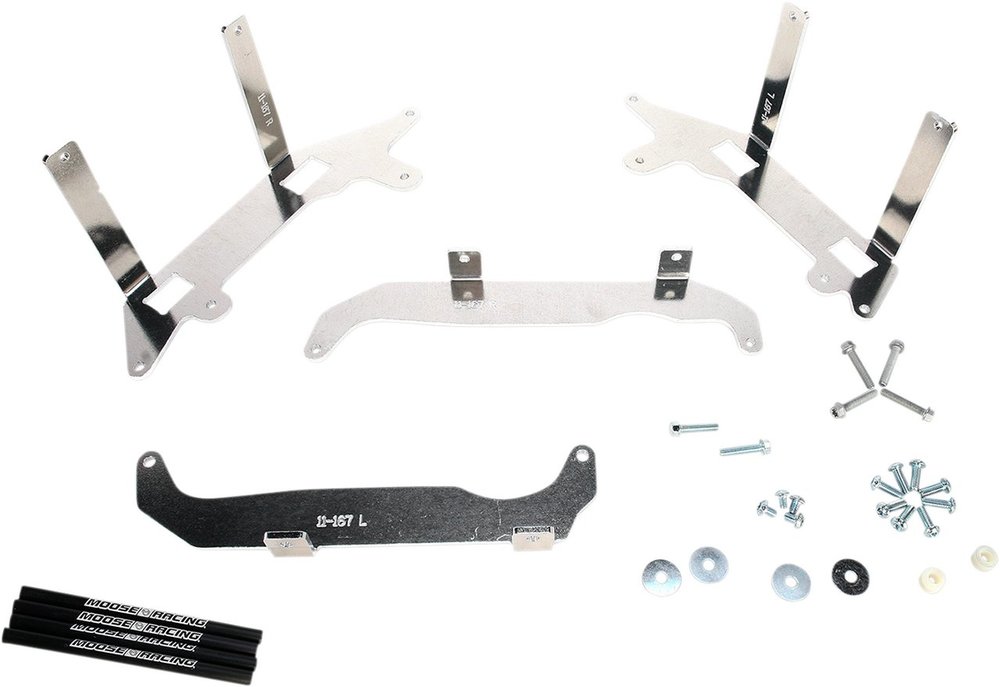 MOOSE RACING ムースレーシング ラジエーターブレース【RADIATOR BRACES [1901-0429]】 CRF450R 2013 - 2016 HONDA ホンダ ラジエーターコアガード・オイルクーラーコアガード 冷却関連 エンジン