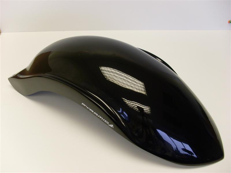 Pyramid Plastics ピラミッドプラスチック ブラック・リアフェンダー + NTX(Black Hugger NTX) STELVIO 2008- MOTOGUZZI モトグッチ リアフェンダー フェンダー関連 外装