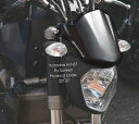 Pyramid Plastics ピラミッドプラスチック ビキニカウル・バイザー ブラック・フライ・スクリーン(Black Fly Screen) MT07/FZ07 2013-