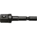 TRUSCO トラスコ中山 工業用品 ナック ドライバーアダプター6.35x対辺四角12.7mmx50L